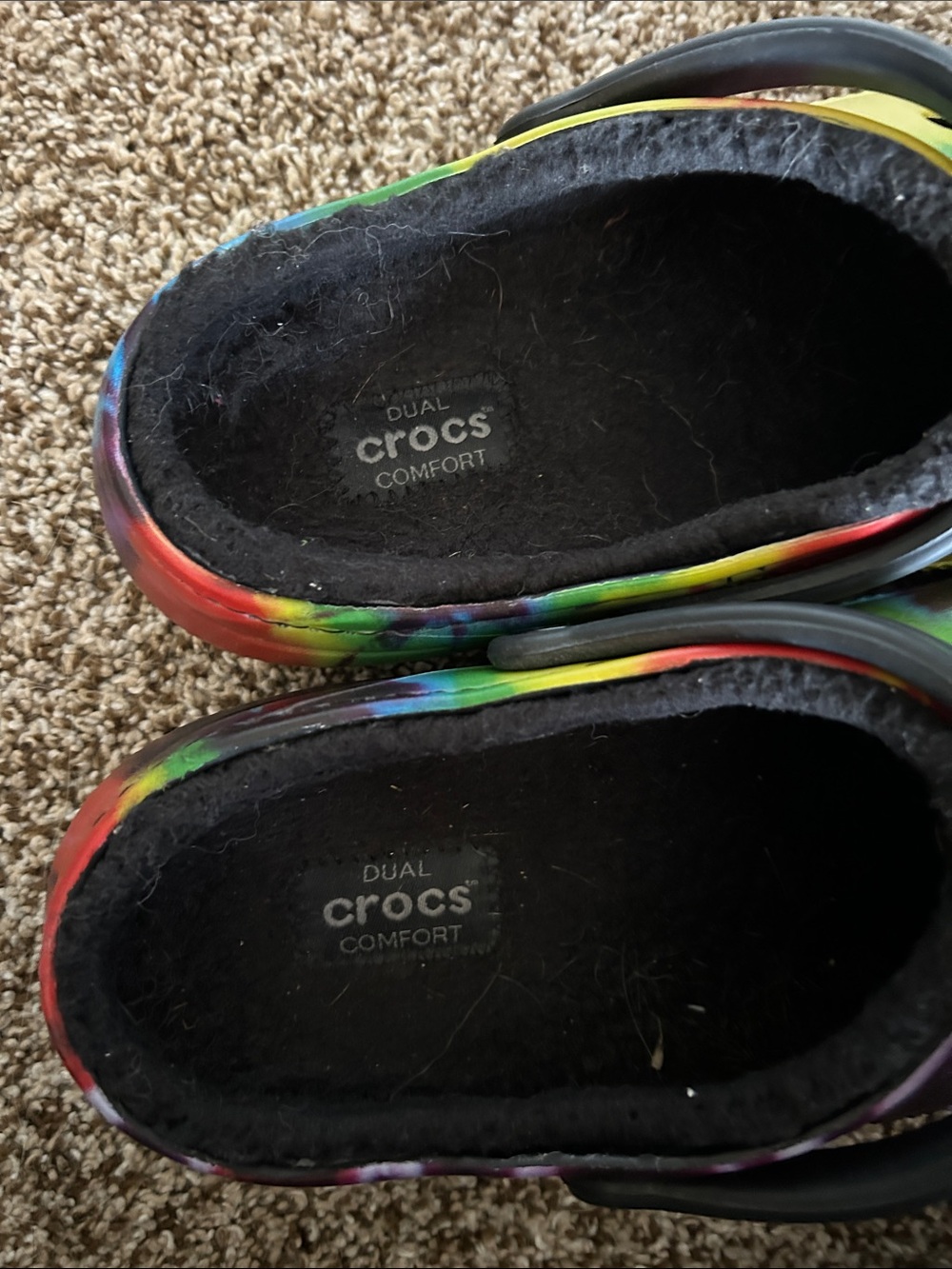 Adult Crocs Classic Lined Tie-Dye Clog- Men’s 9 / Women’s 11 - Picture 5 of 5